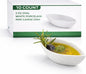 Restaurantware-2 Ounce Dipping Sauce Bowls, 10 Canoe Shape Dipping Sauce Dishes - Microwave-Safe, Oven-Safe, White Porcelain Small Dishes, Chip-Resistant, For Sauces Or Individual Portions