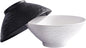 Ceramic Ramen Bowl Set of 2, 8-Inch Large Soup Bowls, Textured Glazed Porcelain by Swlthwen