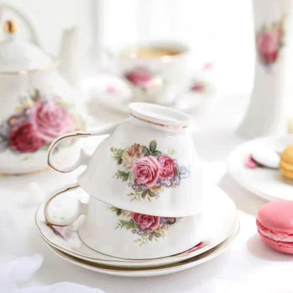 Ceramic Coffee Tea Gift Sets, European Luxury Tea Set, Suitable as A Gift - Image 5