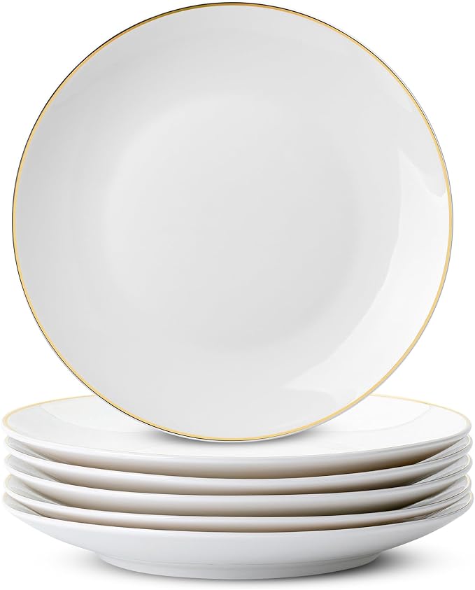 BTaT- White Dessert Plates by BrewToATea