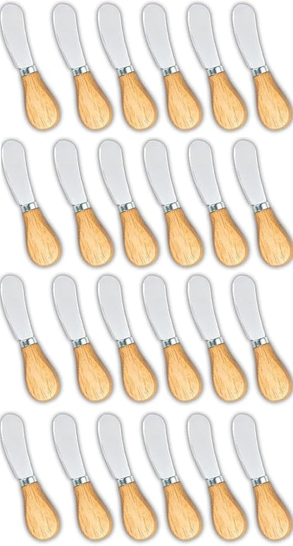 Cheese Spreader Bulk, Wine and Cheese Party, Mini Tiny Cheese Serving Knives by GotoBuy