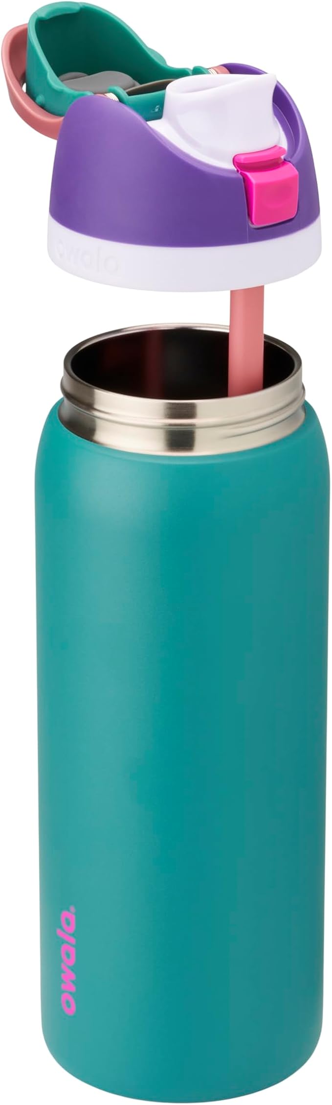 Owala FreeSip Stainless Steel Water Bottle 32 oz 80s Ski Slopes - Image 2