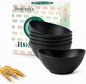 Wheat Straw Bowls 10 OZ Small Bowls Unbreakable Small Serving Bowls by HOMIENLY