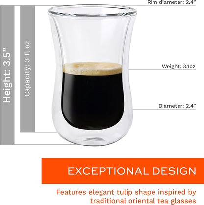 Stölzle Lausitz Set of 2 Coffee 'N More Small Espresso Cups. Coffee Cups - Image 5
