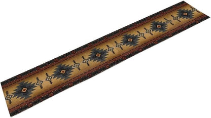 Aztec Table Runner, Southwestern Ethnic Geometric Triditional Table Runner - Image 7