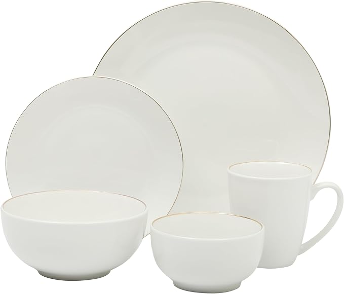 Gibson Home Ogalla 30 Piece Plates, & Mugs Dinnerware Set - Image 7