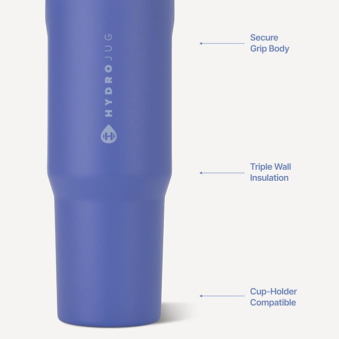 HydroJug Sport 32 oz Insulated Stainless Steel Water Bottle, Berry Pop - Image 3