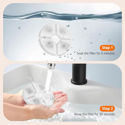 Pawtners Dog Water Fountain, 8 Replacement Filters - Image 6
