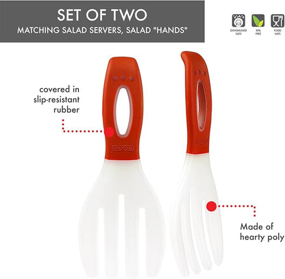Dexas Long Handled Salad Hands, BPA-Free Salad Tossing and Serving Tools - Image 5