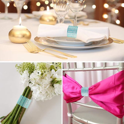 Accmor 100pcs Napkin Rings, DIY Decoration - Image 5