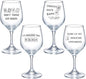 Qinyoung 4 Pcs 10 oz Mahjong Cups Wine Glass Mahjong Accessories and Gifts by Qinyoung