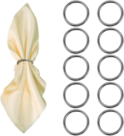 Grey Napkin Rings by GERILKAI