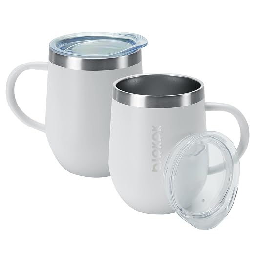 BJPKPK 2PCS Insulated Coffee Mug by BJPKPK