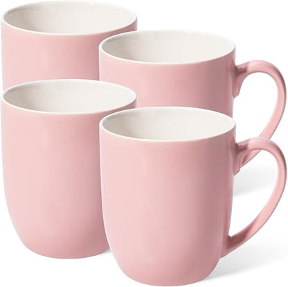 Urbanstrive 16 oz Large Coffee Mugs Set of 4 Ceramic Coffee Mug White Coffee by Urbanstrive