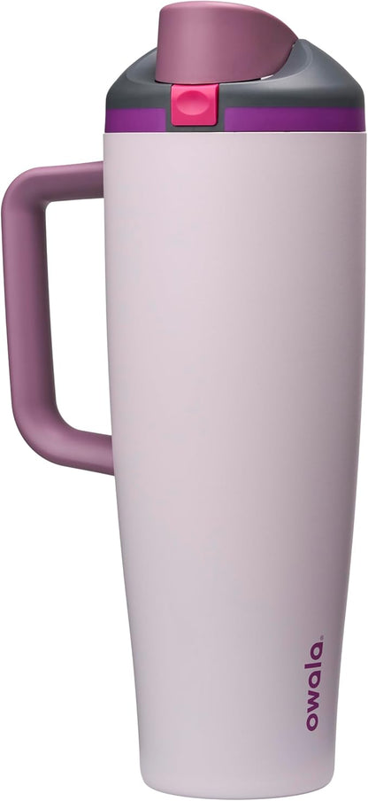 Owala FreeSip Tumbler Stainless Steel Water Bottle 40 oz Dreamy Field | by Unknown