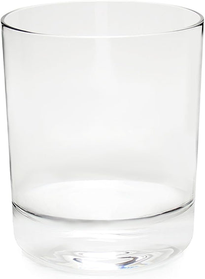 Whiskey Glasses, Set of 4, Made in Europe, 100% Lead-Free Crystal, Smooth Rim, Gift-Boxed, Dishwasher-Safe (Classic Double Old Fashioned)