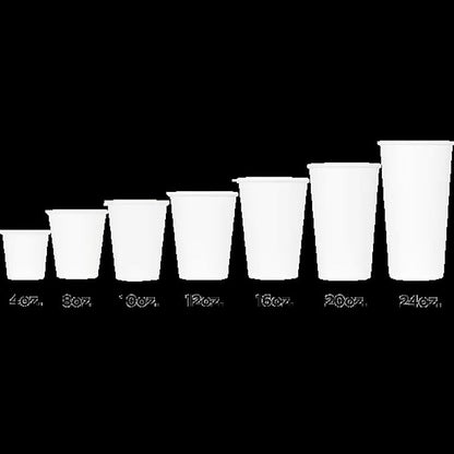 Karat 24 oz Paper Hot Coffee Cups White Disposable Cup - Image 9