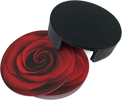 Drink Coasters with Holder Stand Set of 6 - Image 7