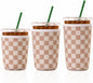 Cobetech Iced Coffee Sleeve Reusable, 3 Pack Neoprene Coffee Cup Sleeves by Unknown