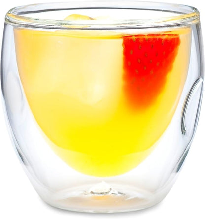 Moderna Artisan Series Double Wall 8 oz Beverage Glasses - Image 8