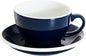 Loveramics Cappuccino Cup with Saucer, 8 oz Ceramic Coffee cup with Round Bottom by LoveramicsUSA
