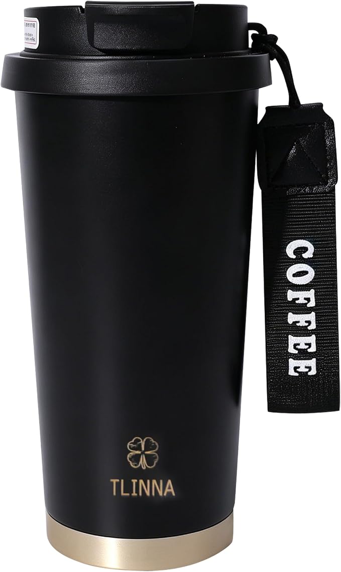 Travel Mug, Coffe mug, Coffe cup, Ceramic coating Lined, 316 Stainless Steel by TLINNA