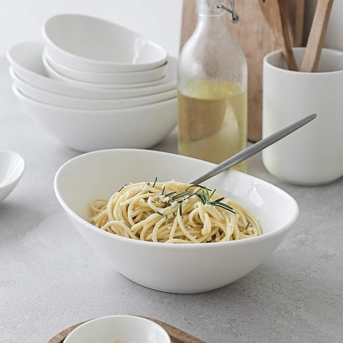 DOWAN 9.25" Serving Bowls, Large Oval Serving Dishes - Image 4