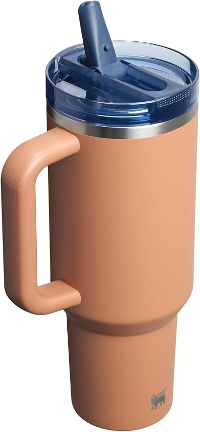 STANLEY Quencher ProTour Flipstraw Tumbler, 40 oz, Toast VRT | Built-In Straw & - Image 3