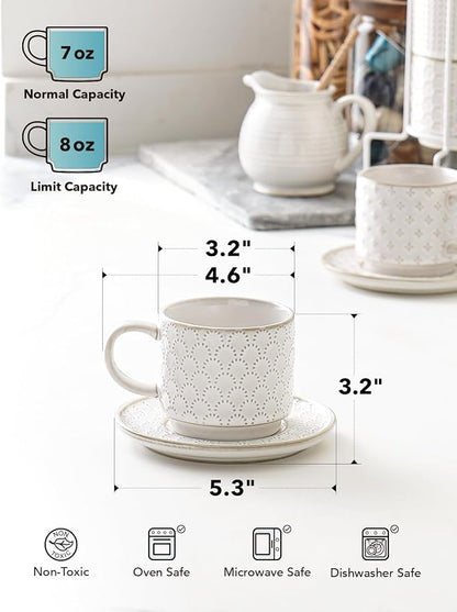 LE TAUCI 8 oz Stackable Latte Cups - Image 3
