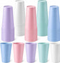 Yungyan 50 Pcs Unbreakable Plastic Cups 16oz Thickened Reusable Plastic Cup by Yungyan