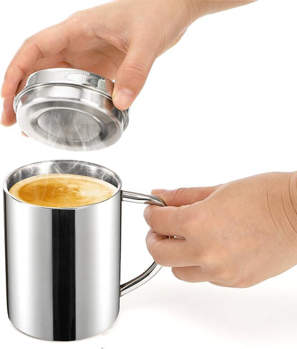 Yesland 2 Pack 13.5 oz Stainless Steel Double-Walled Metal Mugs - Image 8
