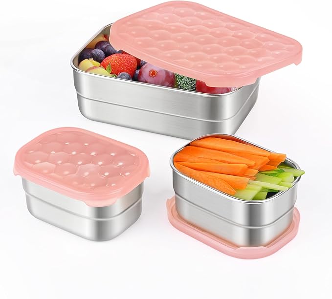 Small Stainless Steel Lunch Containers by Tanjiae