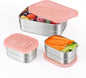 Small Stainless Steel Lunch Containers by Tanjiae