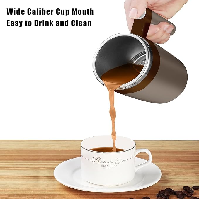 Self Stirring Mug, Rechargeable Auto Magnetic Coffee Mug - Image 8