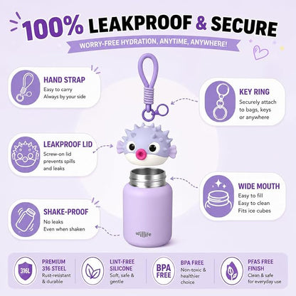4.1oz Mini Insulated Water Bottle, Portable Coffee Cup, Small Travel Cup Vacuum - Image 5