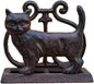 Exquisite Vintage Cast Iron Napkin Holder With Playful Standing Animal Motif - Elevate Elegance And Functionality In Your Table Setting (Cat)
