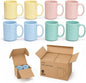 PYD Life 8 Pack Sublimation Mugs 15 OZ Mixed Macaron Colors Ceramic Cups | by PYDLife