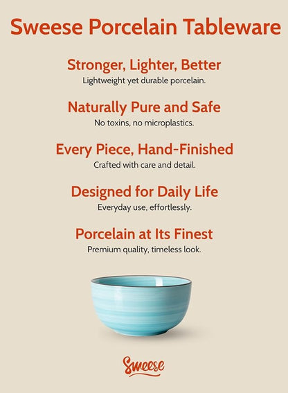 Sweese 4 Oz Porcelain Bowls Set - Image 7