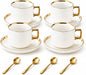 Ceramic Coffee Cup and Saucer Set by Unknown