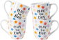 16OZ Ceramic Slay the Day Coffee Mugs Set, Large Colorful Coffee Cups by MVYAVYUS
