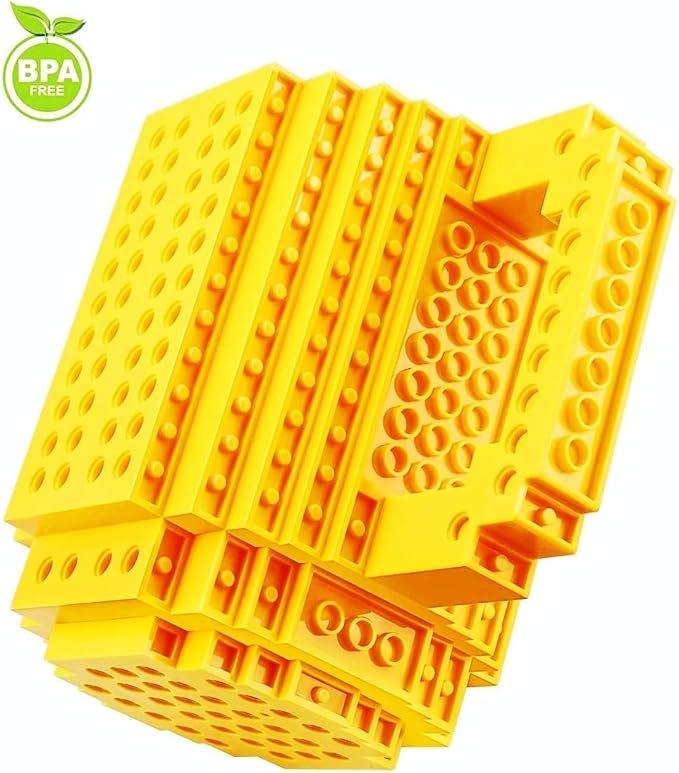 DEEXITO Build on Brick Coffee Mugs, Creative DIY Kids Party Cups - Image 3