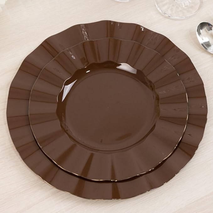 Efavormart 10 Pack Hard Plastic Dinner Plates - Image 5