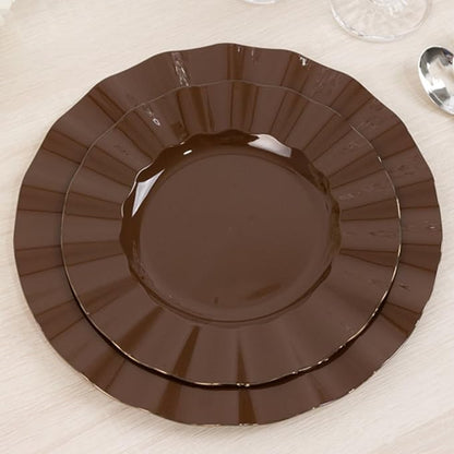 Efavormart 10 Pack Hard Plastic Dinner Plates - Image 5