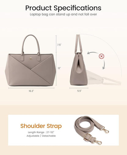 LOVEVOOK Laptop Work Tote Bag for Women - Image 6