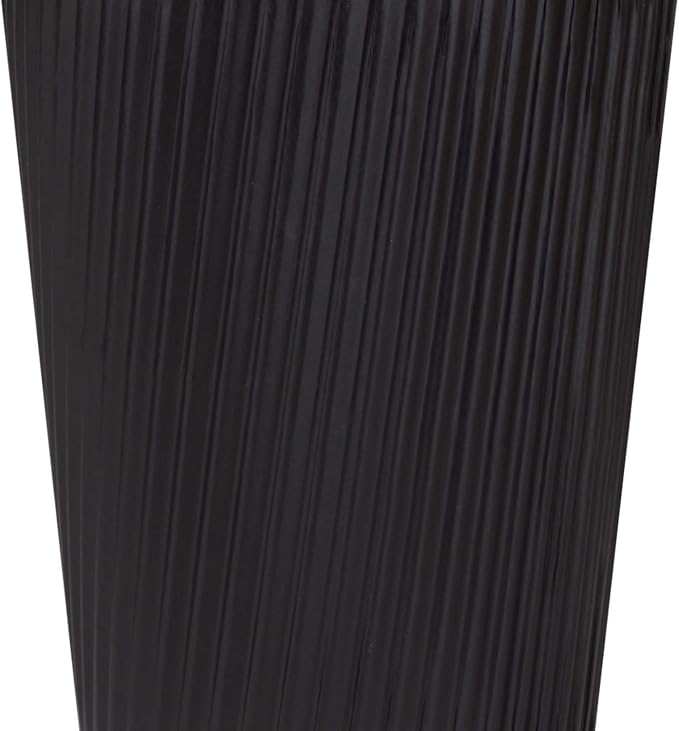 Karat 8 oz Ripple Insulated Coffee Cup Black Disposable Paper Hot Cup, Sturdy - Image 4