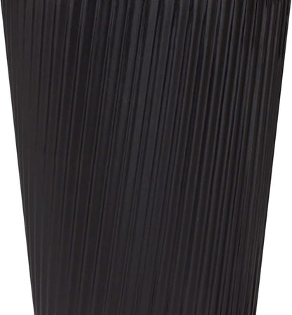 Karat 8 oz Ripple Insulated Coffee Cup Black Disposable Paper Hot Cup, Sturdy - Image 4