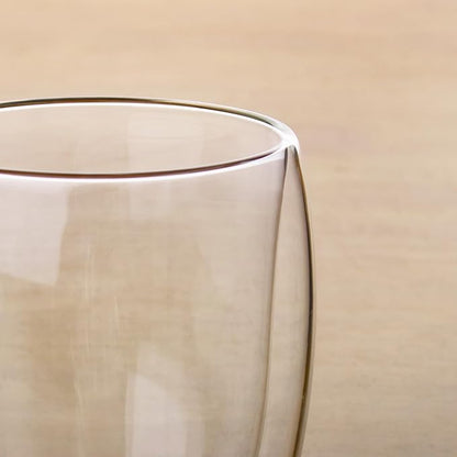 HillSpring Double Walled Glass Coffee Cup, Heat Resistant, Condensation Free - Image 5