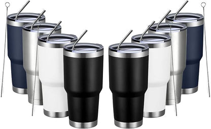 MEWAY 30oz Tumbler Double Wall Vacuum Insulated Travel Mug, Stainless Steel by MEWAY