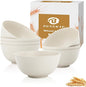 Wheat Straw Bowl 26 OZ, Unbreakable Ramen Bowls Set of 8, Alternatives to by BUSOKIP