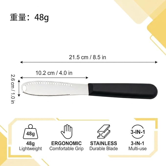 2 Pcs Butter Knife For Hard Butter, Butter Spreader, Butter Cutter, Butter - Image 2